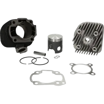 Cylinder kit Minarelli horizontal AC 70cc 47mm black trophy Top performances