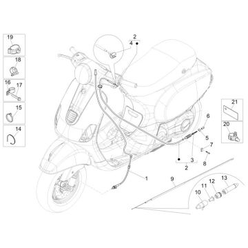 Cables Vespa Lxv 2-stroke