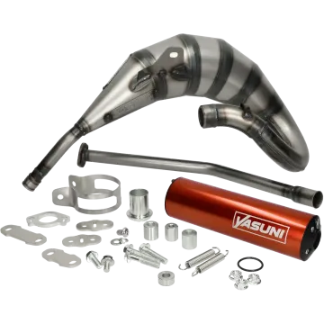 Yasuni Cross HM Max Exhaust Orange Upper Mount Derbi Senda DRD 50