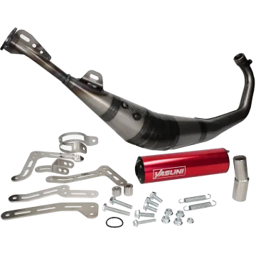 Yasuni R1 Exhaust Red Minarelli AM6