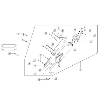 exhaust AGILITY CITY 16 4T 150