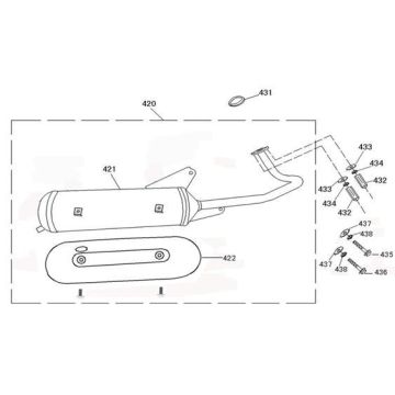 Exhaust AGM Joy brown