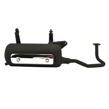 Exhaust China GY6 50 China Retro models (with mudguard support)