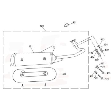 Exhaust Edwards Tomorrow Riva II dark blue