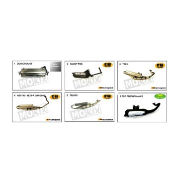 Exhaust Generic Roc silver 2010 2-stroke 25