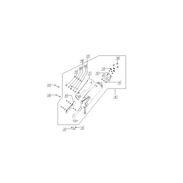 exhaust Kymco Super8 4-stroke from 2009 Matte black
