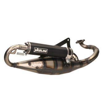 Peugeot horizontal 2-stroke exhaust Yasuni-R Black