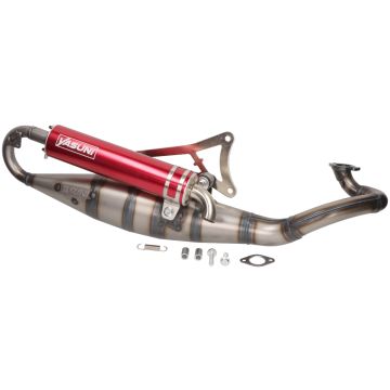 Exhaust Minarelli horizontal aluminum red silencer Yasuni-R