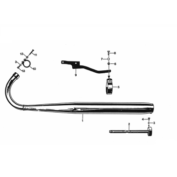 Zundapp 530 exhaust all types