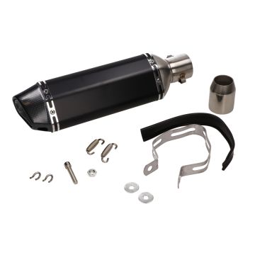 Black exhaust muffler/ Carbon look edition