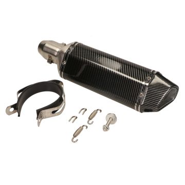 Full Carbon look edition exhaust muffler