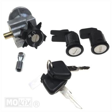 Ignition switch set complete Peugeot Elystar 50/125/150cc 1999-2005