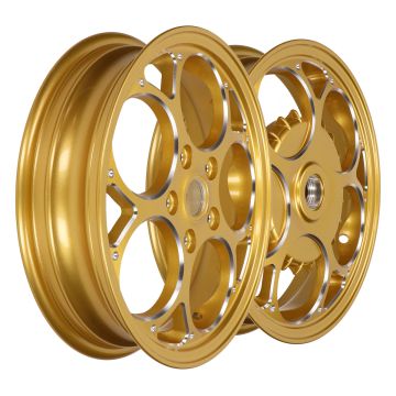 Rim set fits Vespa Primavera /Sprint gold edition
