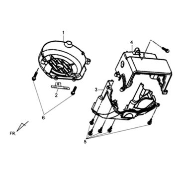 Sym XPRO 50 E4 ventilation housing
