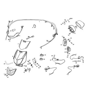 Lighting Derbi Senda SM DRD - O.M.