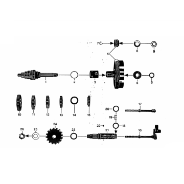 Gearbox Zundapp 530 all types