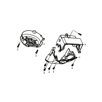 Flywheel cover Sym Jet 14 original