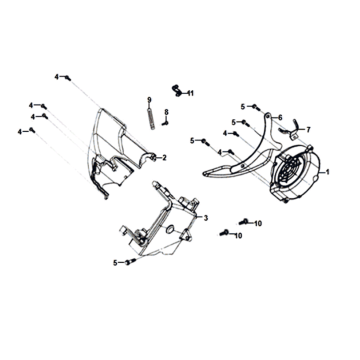 Flywheel cover Sym Symphony ST 125I E4