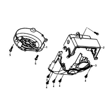 Flywheel cover Sym Symphony ST euro4
