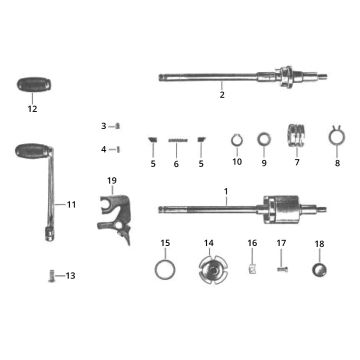 Zundapp C50 Sport 517-21LA foot gear