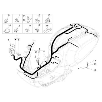 Wiring Harness Vespa Sprint 2-Stroke
