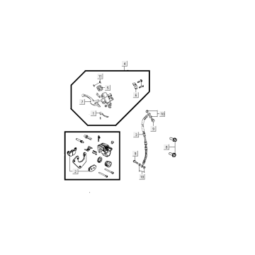Front brake Kymco Agility Delivery 4-stroke euro4 black