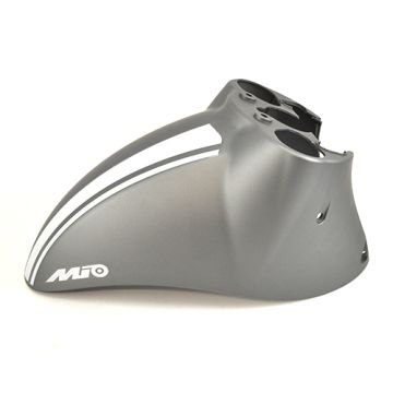 Front fender Sym Mio matt grey (GY-010U) (6110G-A76-000-GI)