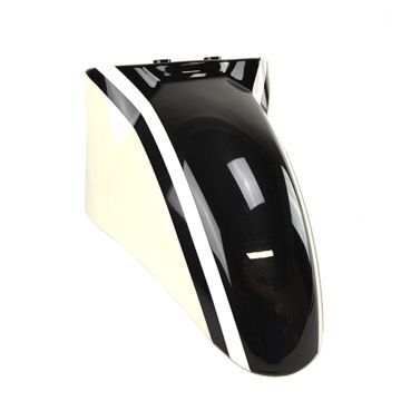 Front fender Sym Mio black/white (BK-150C/WH-011S) (6110G-AHB-000-JL)
