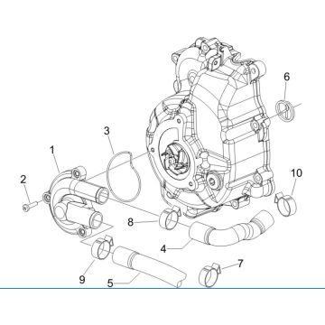 Water Pump Vespa GTV 250 4T 4V IE