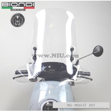 Windshield high Niu MQI GT Biondi