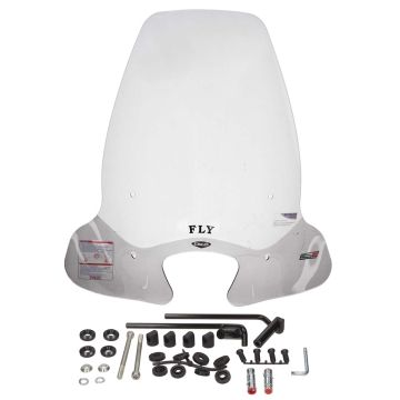 Windshield high clear Piaggio Fly 50-125-150cc 2004-2011 Faco