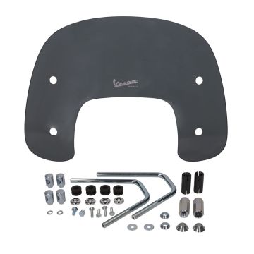Windshield small / sport smoke Vespa S 50-125-150 2005-2013 original
