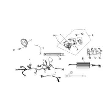 Wire Harness Sym E-Fiddle
