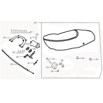 Saddle-Buddyseat Edwards Tomorrow Maple V50-3 dark blue