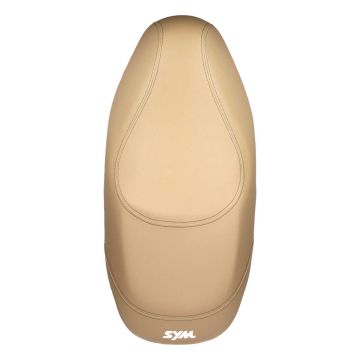 Beige saddle with brown stitching Sym Fiddle 2 original