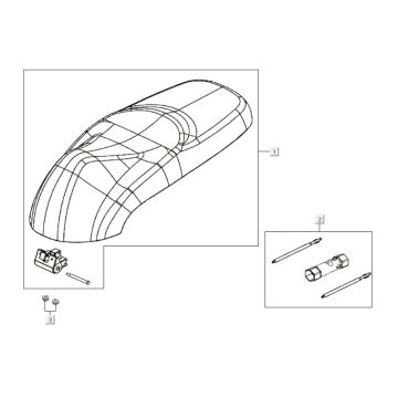 Saddle Kymco Like 200i Black
