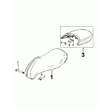 Zadel Peugeot Django Satin Flash Q2
