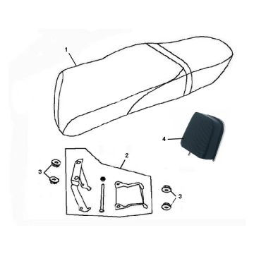 Saddle Senzo Retro GT2 4-stroke