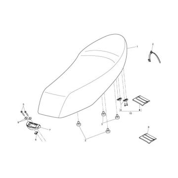 Saddle Piaggio Liberty 4-stroke