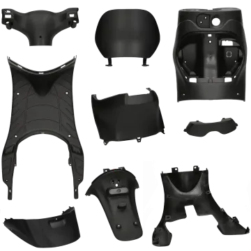 Piaggio Zip 2000 black body/fairing kit 9 pcs
