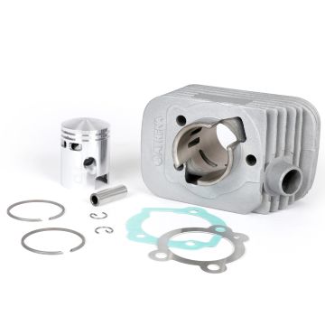 Cylinder Athena 50 cc aluminum diameter 38.4 mm Piaggio Bravo, Ciao, Boxer, Si, Boss, Grillo, Pack2 (piston pin = diameter 10 mm)