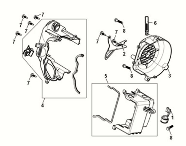 Shroud Assy Sym X-Pro 50 E5