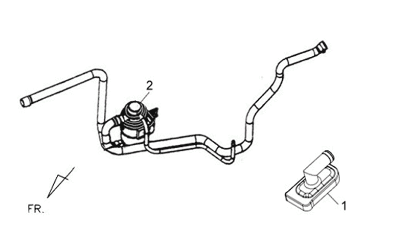 Reed valve Sym Symphony (BK5560) black