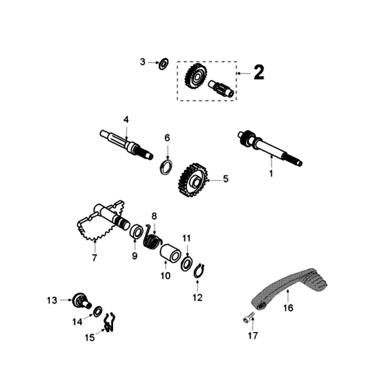 Drive shafts Peugeot Kisbee orange