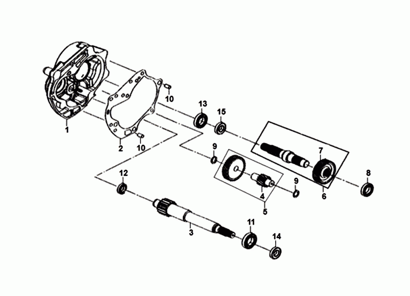 Drive Shafts Sym Allo Euro4 (BK-5560S) Bright Black