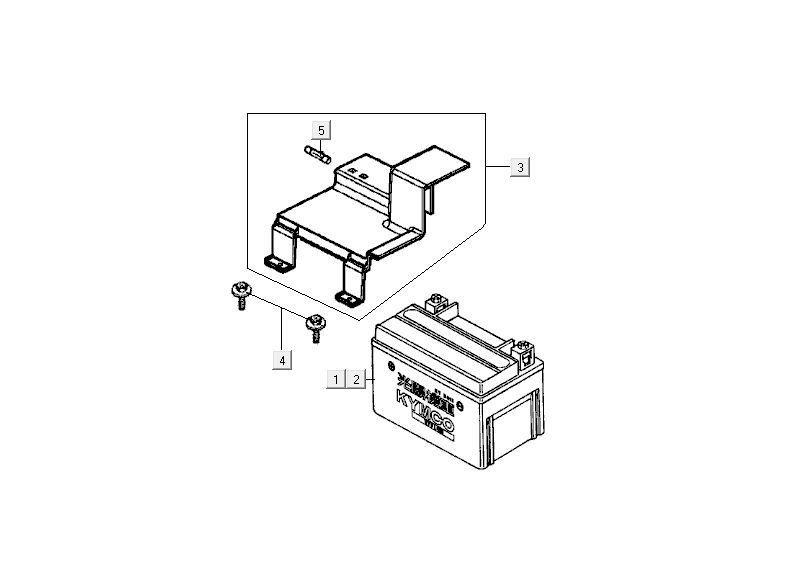 Battery Kymco MXU 50