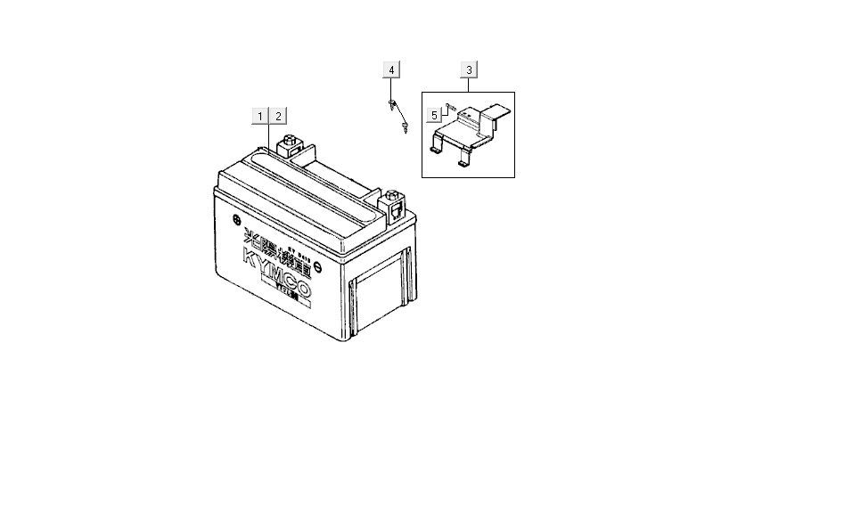 Battery Kymco MXU 150