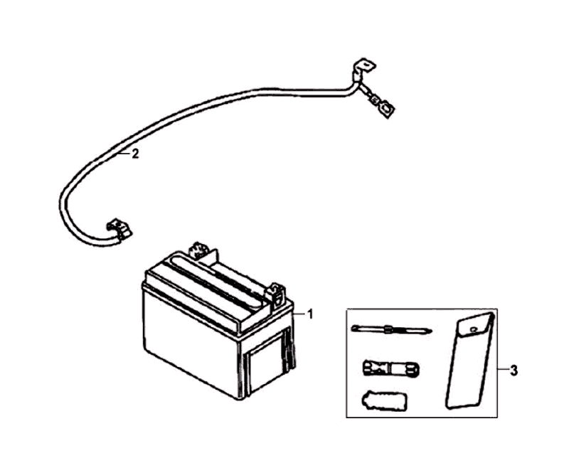 Battery Tool Set Sym Fiddle White WH8018P