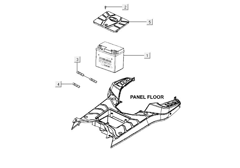 battery Kymco Agility RS 4-stroke white 11