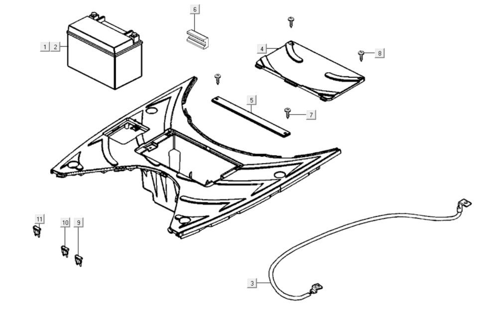 Battery Kymco Gti 300i